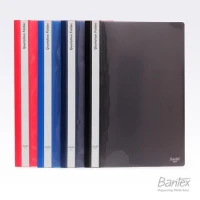 Business File Bantex FC Folio Red Black 4504 09 Map Plastik